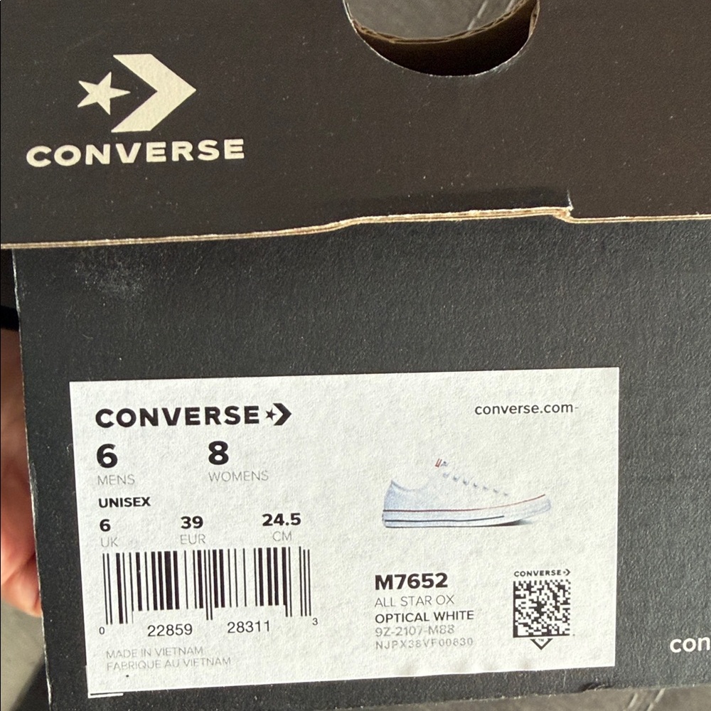 Converse Optical White Low-Top Sneakers